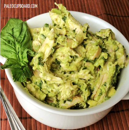 Basil Avocado Chicken Salad Recipe - Paleo Cupboard