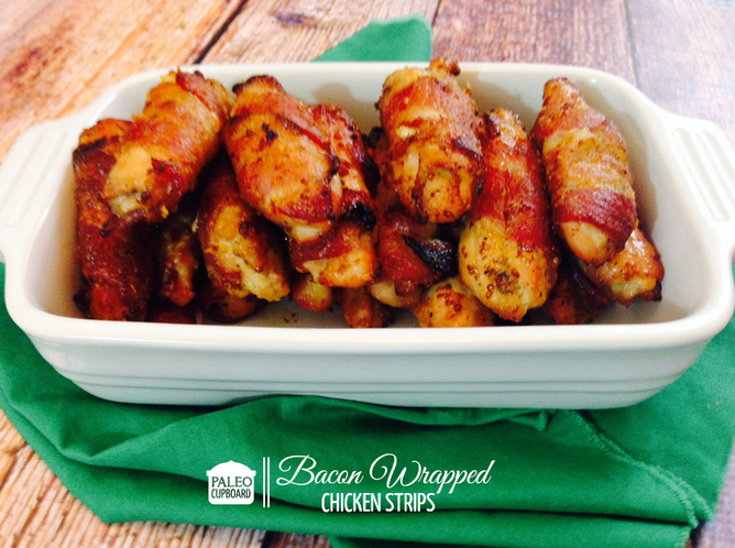 Bacon Wrapped Chicken Strips